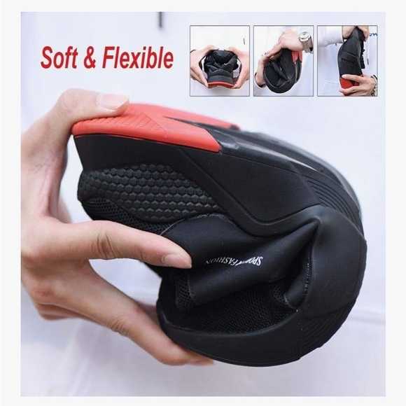 Work Steel Toe Safety Black Sneakers - Picture 8 of 11